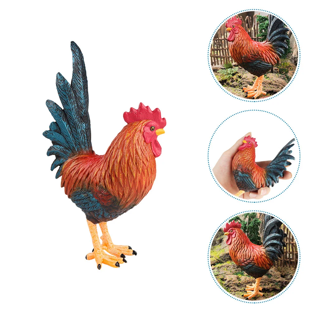 

Детские игрушки для птицы, статуэтка куриного двора, пластиковое уникальное украшение для фермы