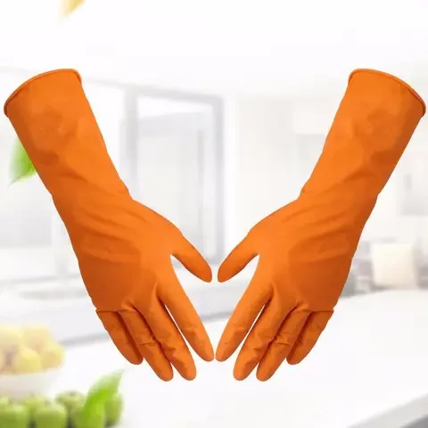 

Kitchen Dishewashing Gloves House Cleaning Water-proof Rubber Washing Gloves Long Sleeve silicone gloves cleaning Tools