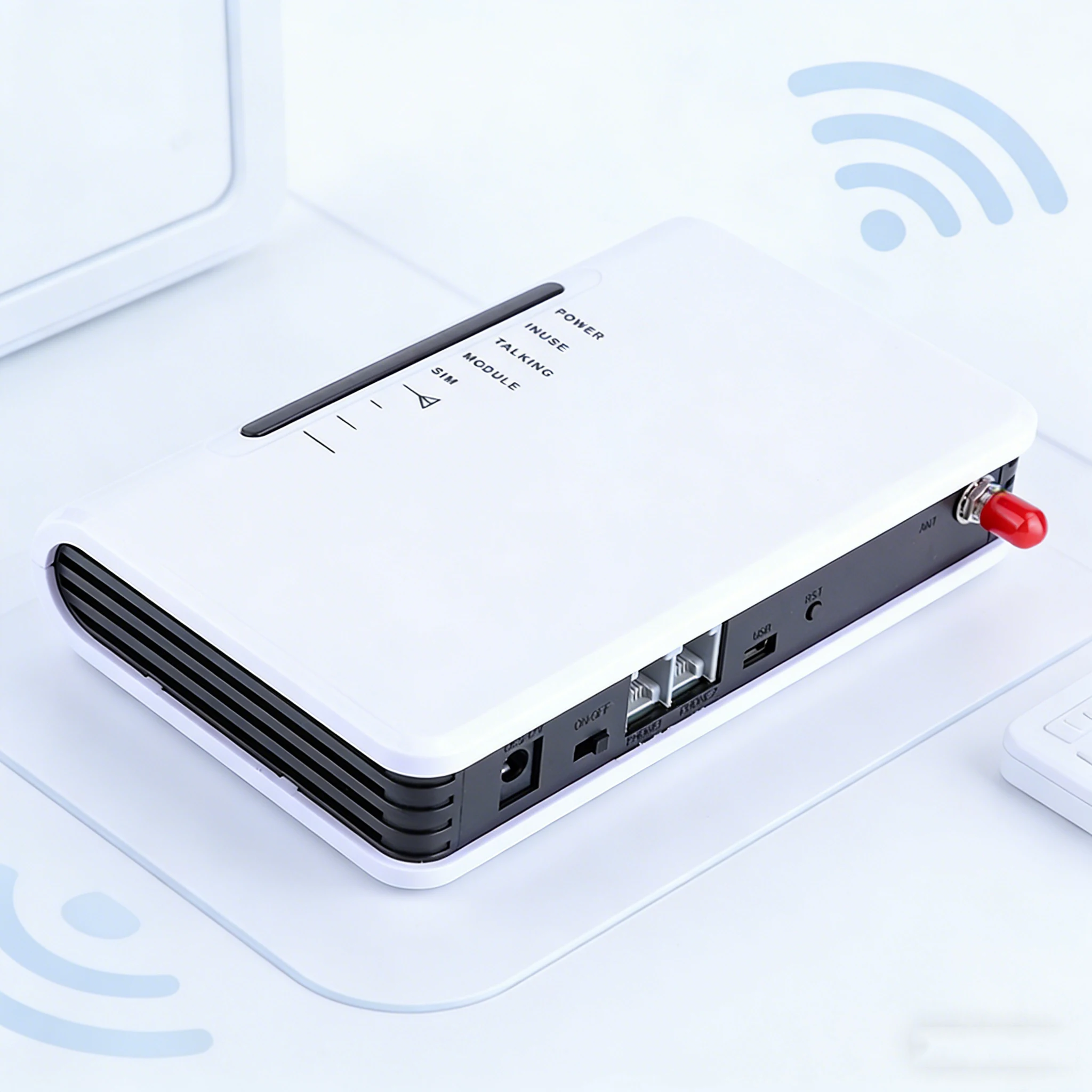 4G VoLTE 고정 무선 단말기 LTE FWT, RJ11 포트를 통해 PBX 확장 가능, 선명한 음성, 4G 무선 게이트웨이, SIM C 지원