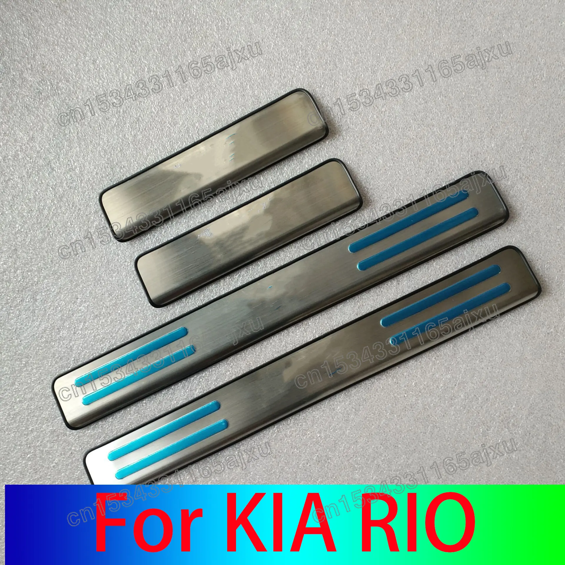 

Автомобильные аксессуары для KIA RIO, защитная пластина из нержавеющей стали для KIA RIO 2005 2006 2007, защитная пластина, приветственная педаль, защита от царапин