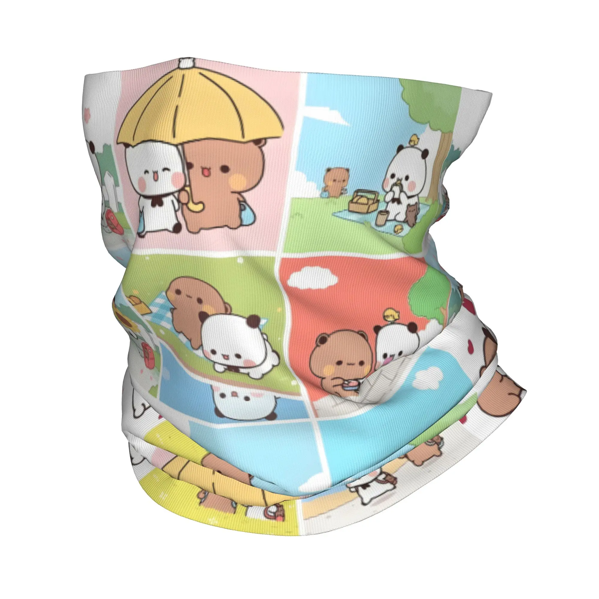 Keep Smile Blue Panda Mask & Neck Gaiter main image 1