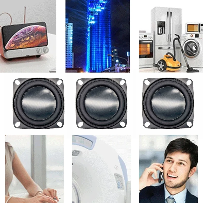 

Aluminum Film Speaker 15W Power, 4Ω Clear and Balanced Sound Stereo Woofers Loudspeakers Perfect for Indoor Use DropShipping