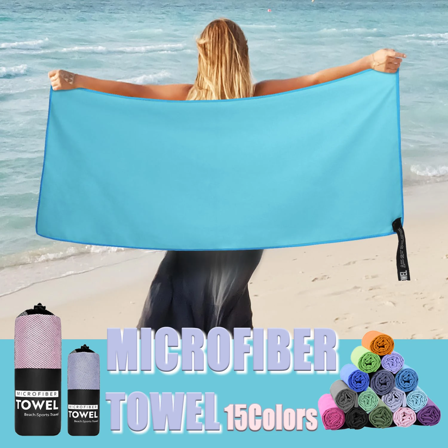 Microfiber Towel Set Microfiber Cleaning Towel Cotton Towel Bath Towels Microfiber Towel for Fitness Travel Outdoor