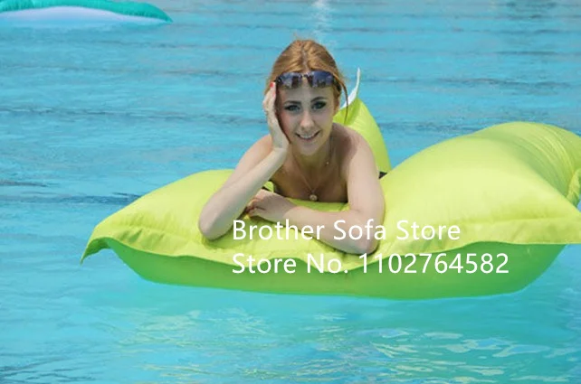 Just Cover!!! Pool Floating Beanbags Waterproof XXL Giant Bean Bag Sitzack Large Bean Bag Sofas Outdoor Cushion Cover Beanbag
