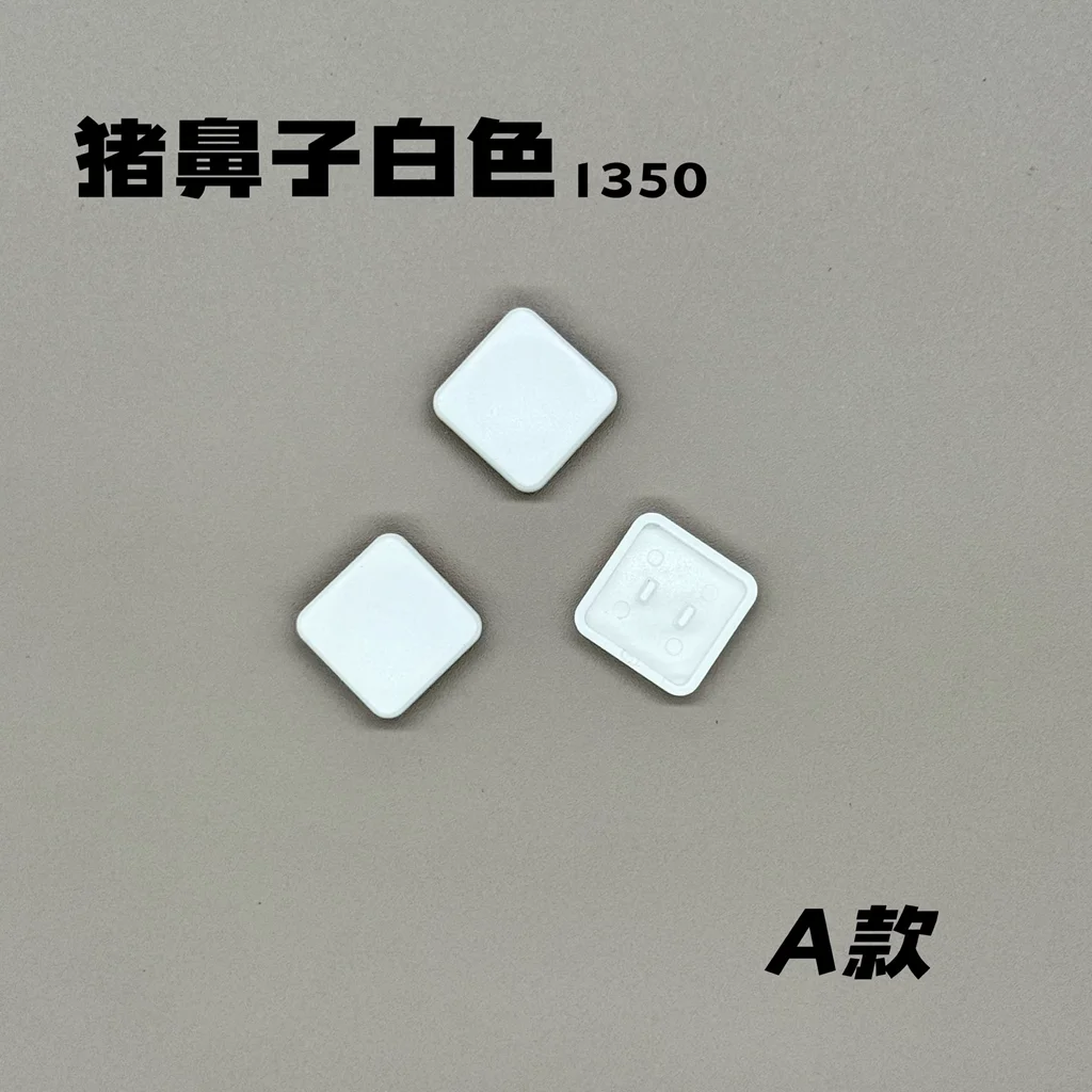 10/30/50PCS Kailh1350 Choc 스위치 용 로우 프로파일 키 캡 1u PBT 기계식 키보드 초박형 검정 흰색 투명 키 캡