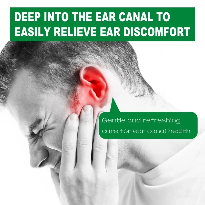 Ear Ringing Treatment Oil Deafness Earache Relieve Ear Swelling Discharge Otitis Hard Hearing Tinnitus Itching Drops 20ml