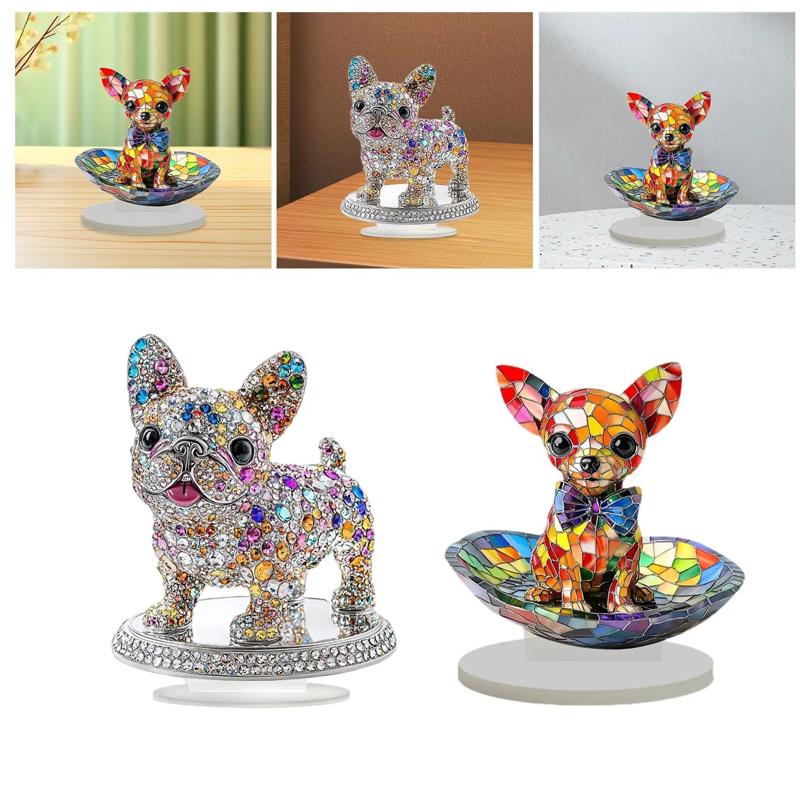 https://ae01.alicdn.com/kf/S9b6bb22b86954729b830849b46484e810.jpg 2D Flat Acrylic Table Ornament Desk Plate Home Decor House Dog Acrylic Sign