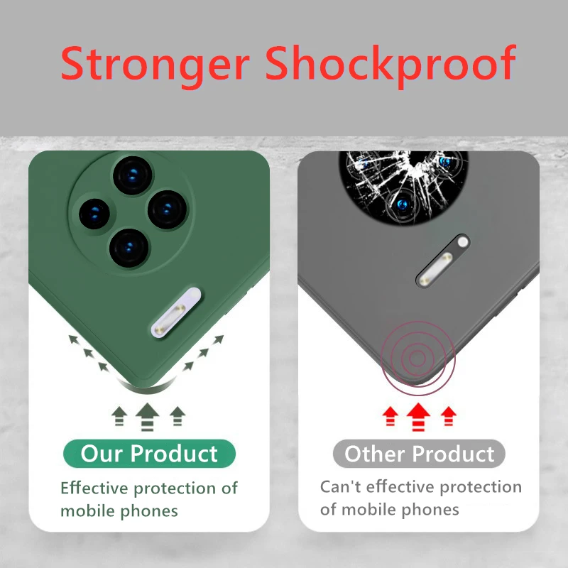 Liquid Silicone Shockproof Back Cover Case