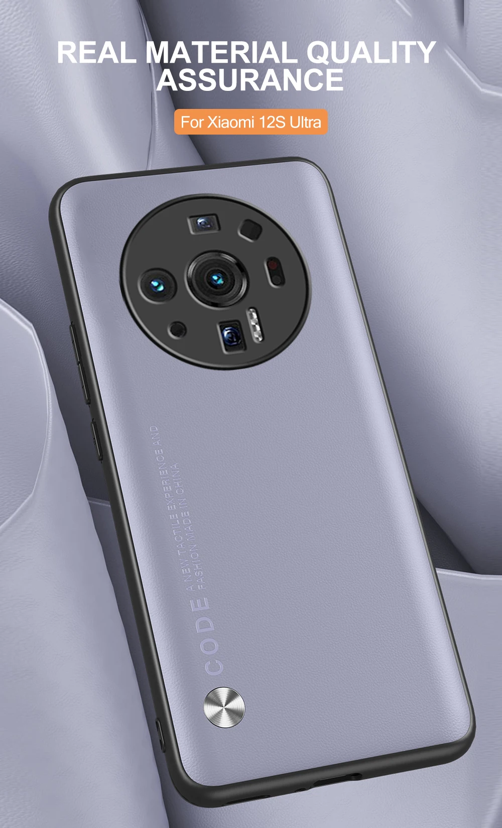Sima bőr textúrájú telefontok a Xiaomi Mi12SUltra Xiomi Mi 12S Ultra 5G tokhoz, TPU élvédő Coque Xiaomi12S_voghion.com