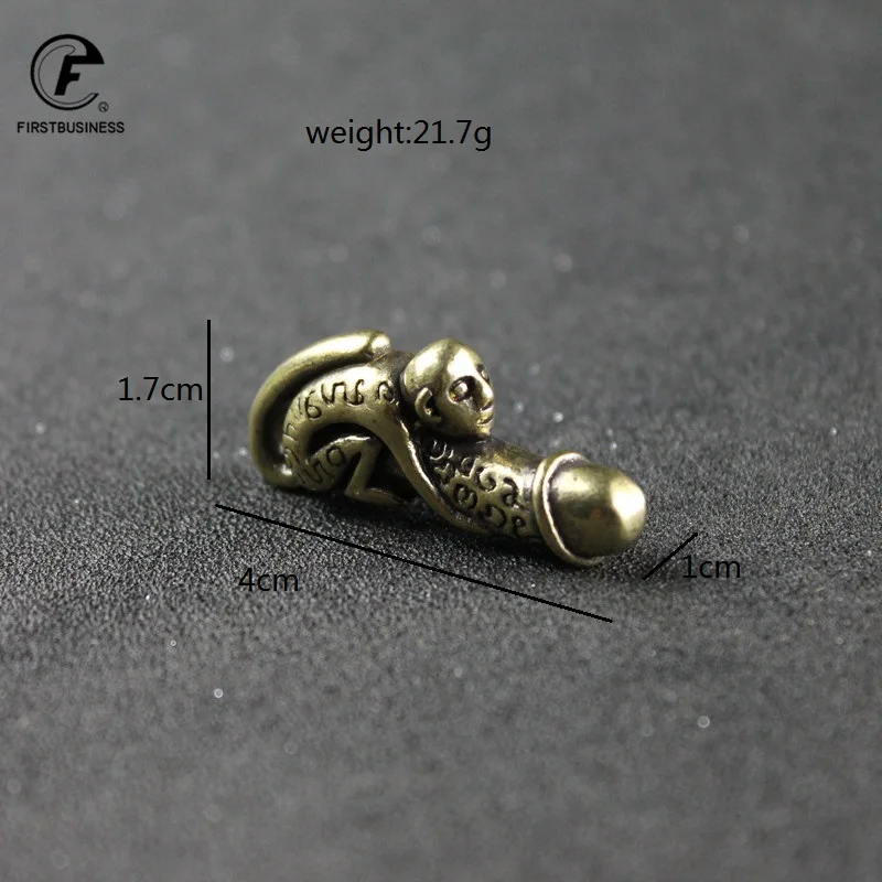 Brass Copper Key Chain Pendants Copper Male Genitals Sexy Worship Ornaments Crafts Brass Figure Figurine Home Decorations pop keychain toys