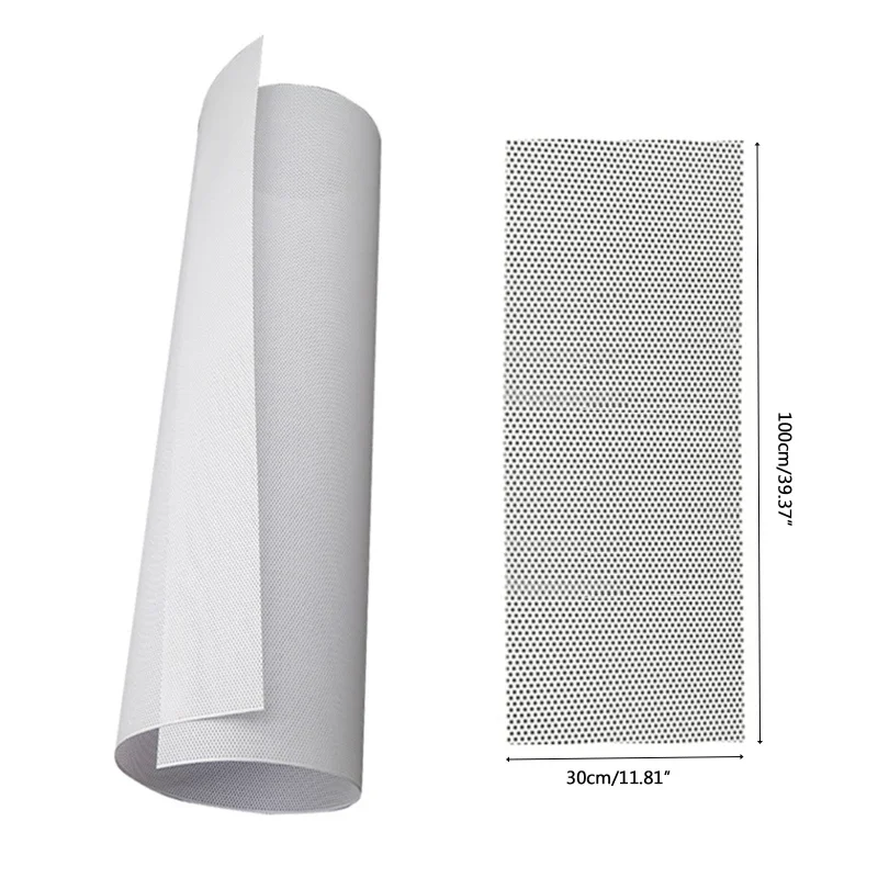 30x100cm 컴퓨터 쿨러 팬용 먼지 필터, PC 팬 먼지 메쉬 PC 쿨러 필터 방진 PVC 커버 컴퓨터 팬 메쉬