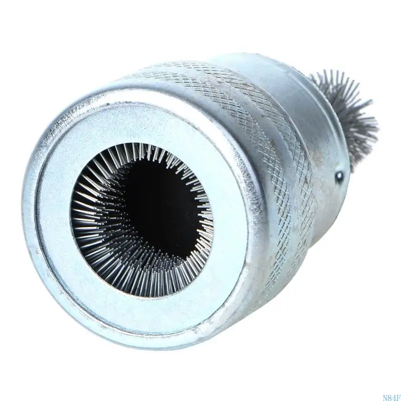 N84F 자동차 차량 실버 배터리 포스트 터미널 클리너 도구 스테인리스 스틸 브러시