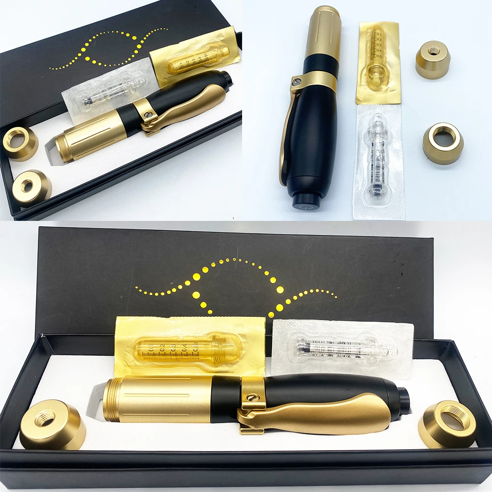 New High Pressure Hyaluronic Pen 2 in 1 hyaluron injection Pen For Anti Wrinkle Lifting Lip hyaluron gun 0.3ml &0.5ml head