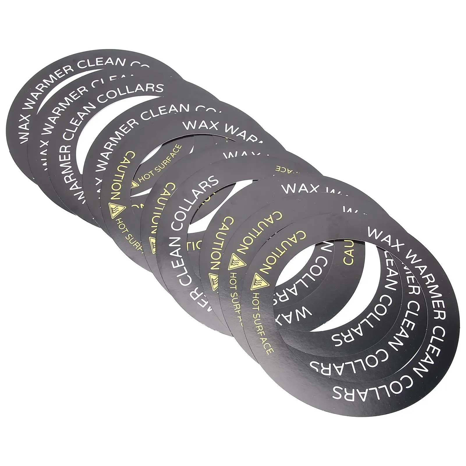 10 Pcs Round Hair Removal Wax Strips for Waxing  - Cleaning Protection Pads for Melt Wax Heater 5