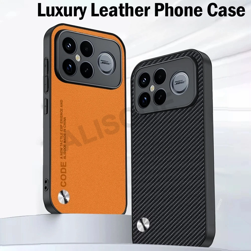 Fashion Fiber Texture PU-Leather & Plastic Protective Case Cover