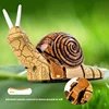 Simulation Funny Puzzle Toys  Little Snail with Light Children Play House Remote Control Biological Cognition Education Toys 2
