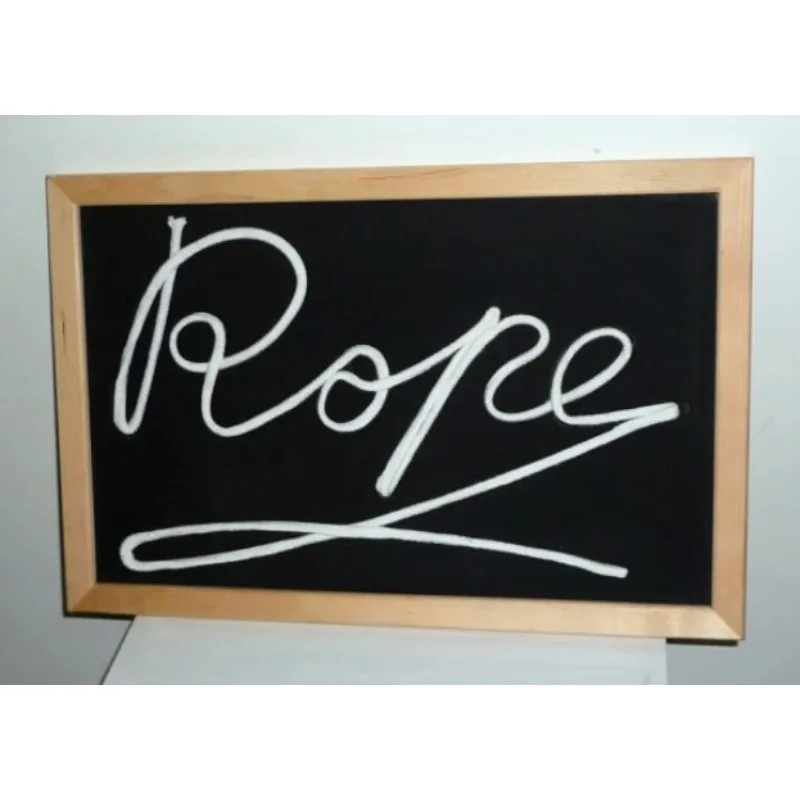 

Rope Black Board Write Rope Appearing In the Board Magic Trick Attractive Stage Illusion Gimmick Mentalism Professional Magician