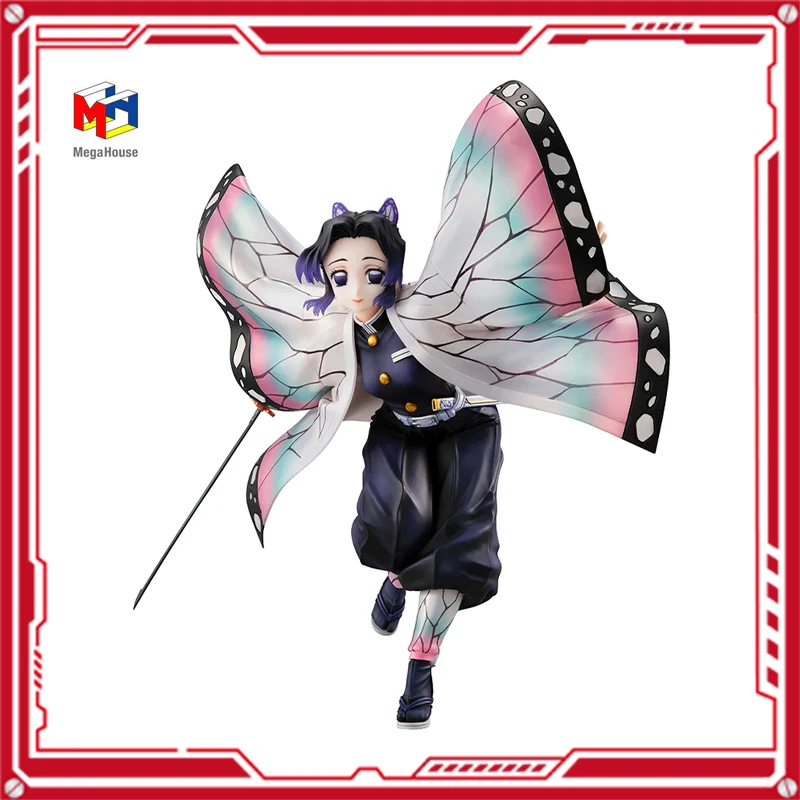 

In Stock Megahouse Kimetsu No Yaiba SHINOBU KOCHO New Original Anime Figure Model Boys Toys Action Figure Collection Doll PVC