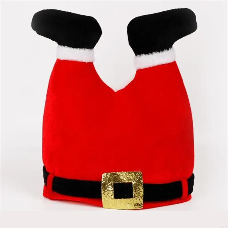 Christmas Santa Elf Pants Hat Lovely Headwear for Memorable & JoyfulParties L5BE