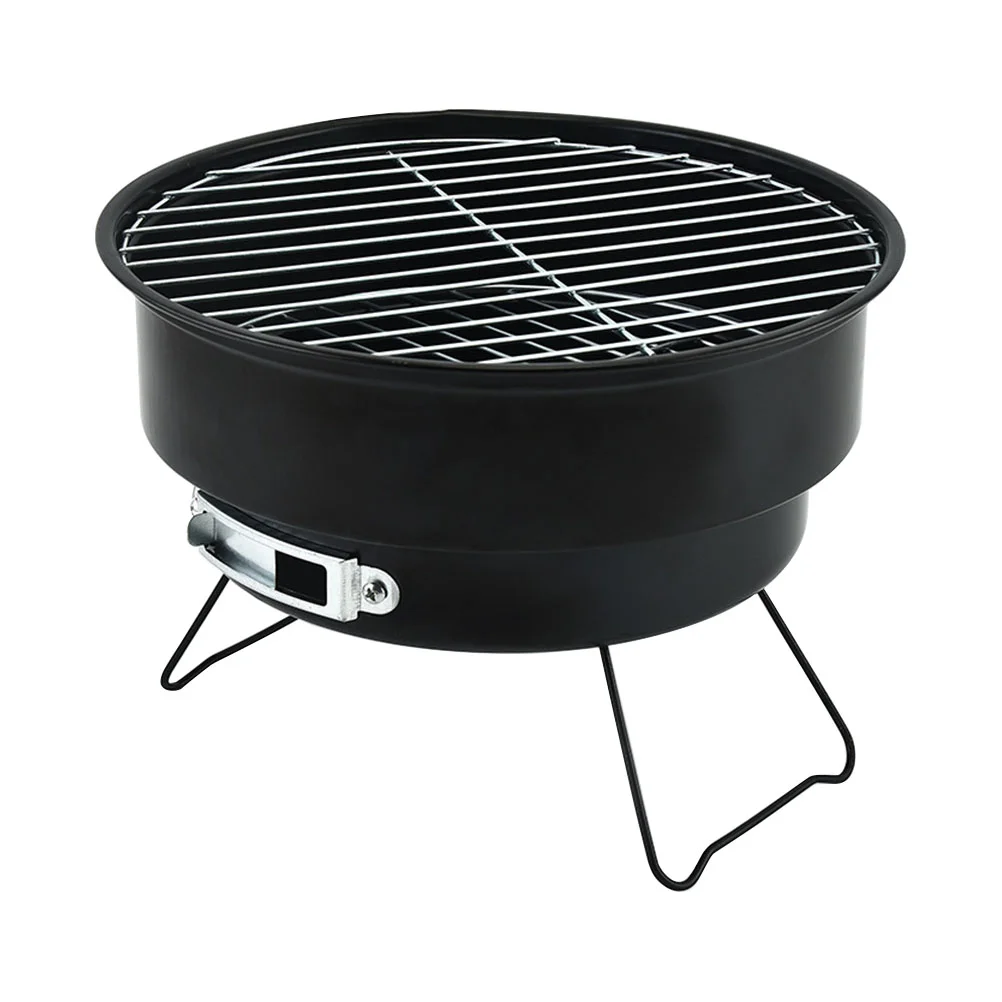 

Grill Picnic Barbecue Stainless Steel Camping Bbq Stove Outdoor Stoves Round Portable Supplies