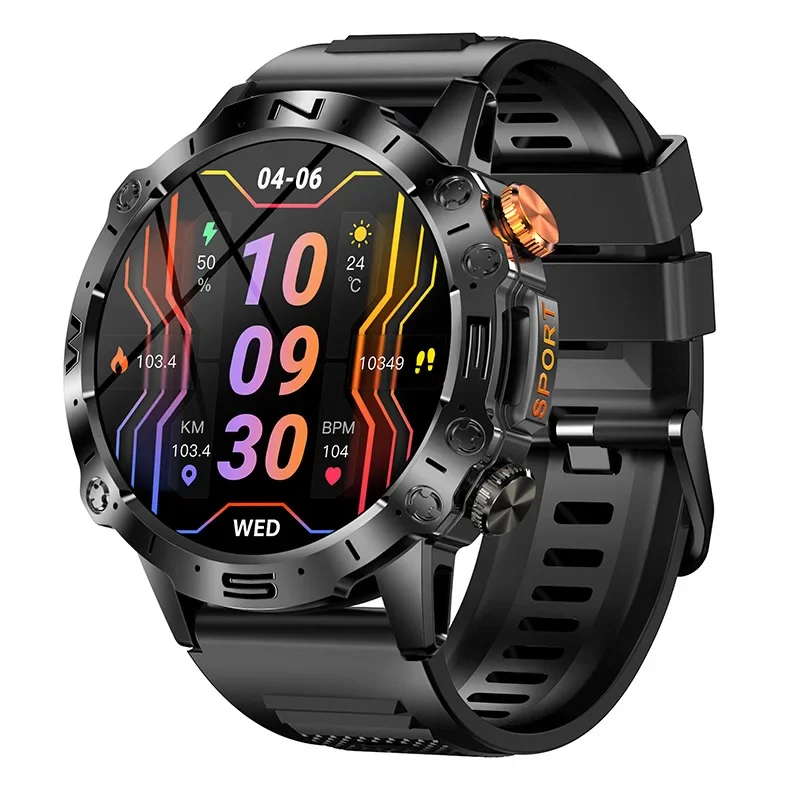 

New K59 call smart watch music weather 1.43 inch heart rate blood pressure blood oxygen multi-sports smart watch