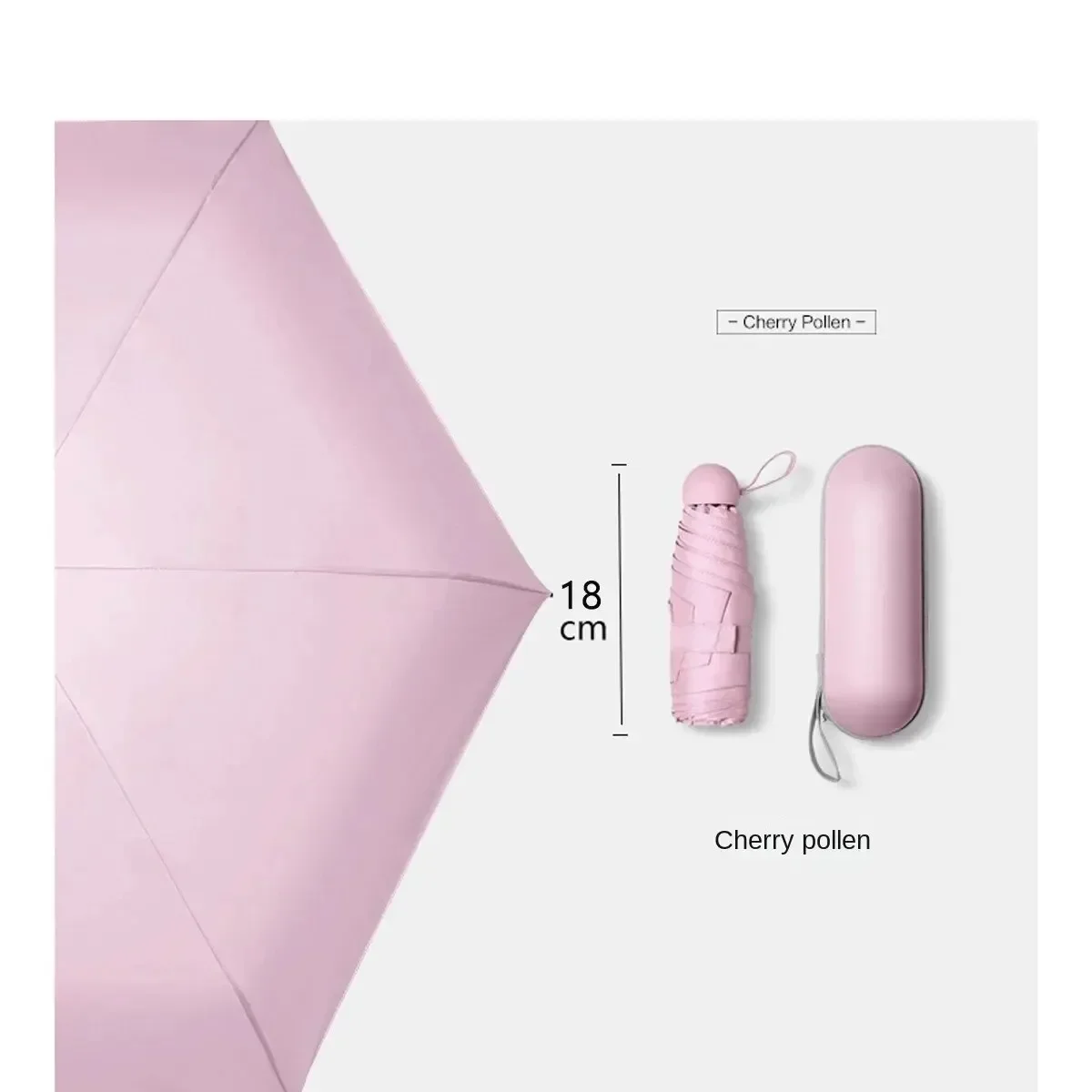 Portable Mini Umbrella with UV Protection for Women and Men