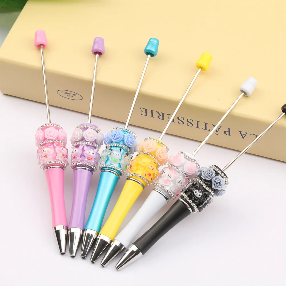 Cordial Design 20Pcs 20*143MM Jewelry Findings & Components/DIY Beaded Pen Accessories/Cute Plastic Pens/Beadable Pen Findings - cordial