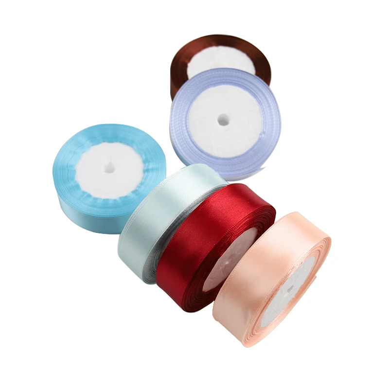 Satin Ribbons 25yards/Roll 6/10/12/15/20/25/40mm DIY Handmade Crafts Scrapbooking Christmas Halloween Wedding Gift Wrapping Tape satin ribbons ribbon decoration ribbon supplies wrapping ribbon satin ribbon christmas ribbon labeling ribbon label ribbon