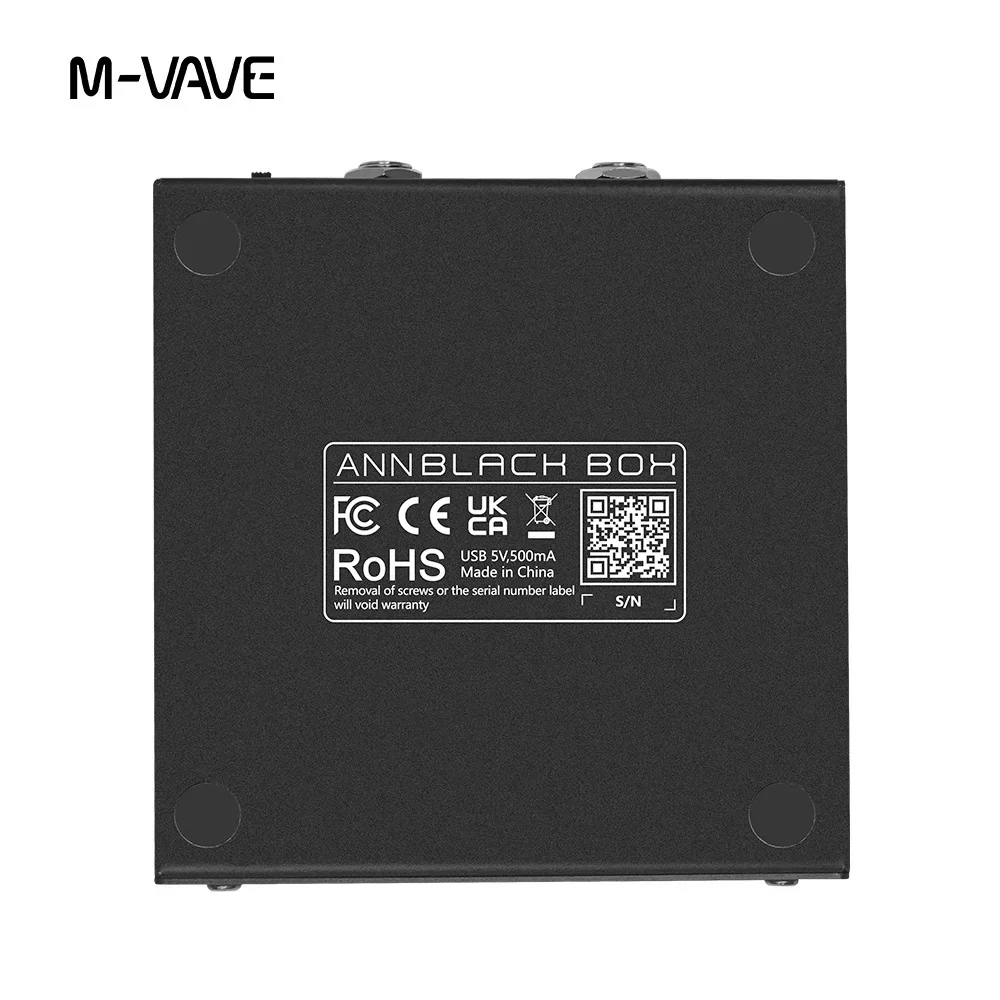 M-VAVE BLACK BOX Annblack Blackbox Guitar / Bass AMP Modeler Multi Effects Processor Rechargeable For Electric Guitar Bass
