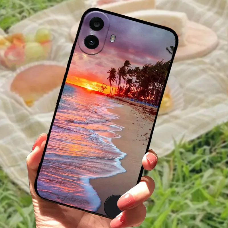 Durable Black Silicone Shockproof Phone Case - Anti-fall Protective Cover