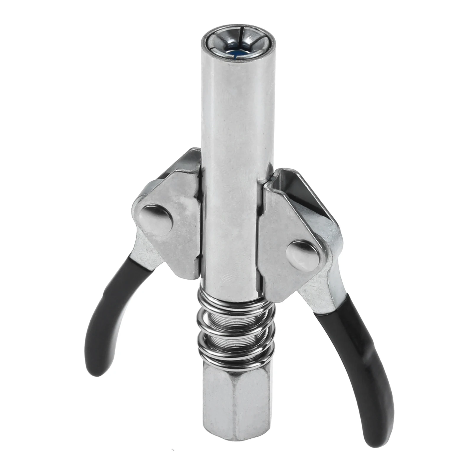 Double Handle Grease Gun Coupler Tips Heavy Duty 10,000/17,000PSI Quick Lock-on and Release,for All Grease Guns Fitting 1/8" NPT