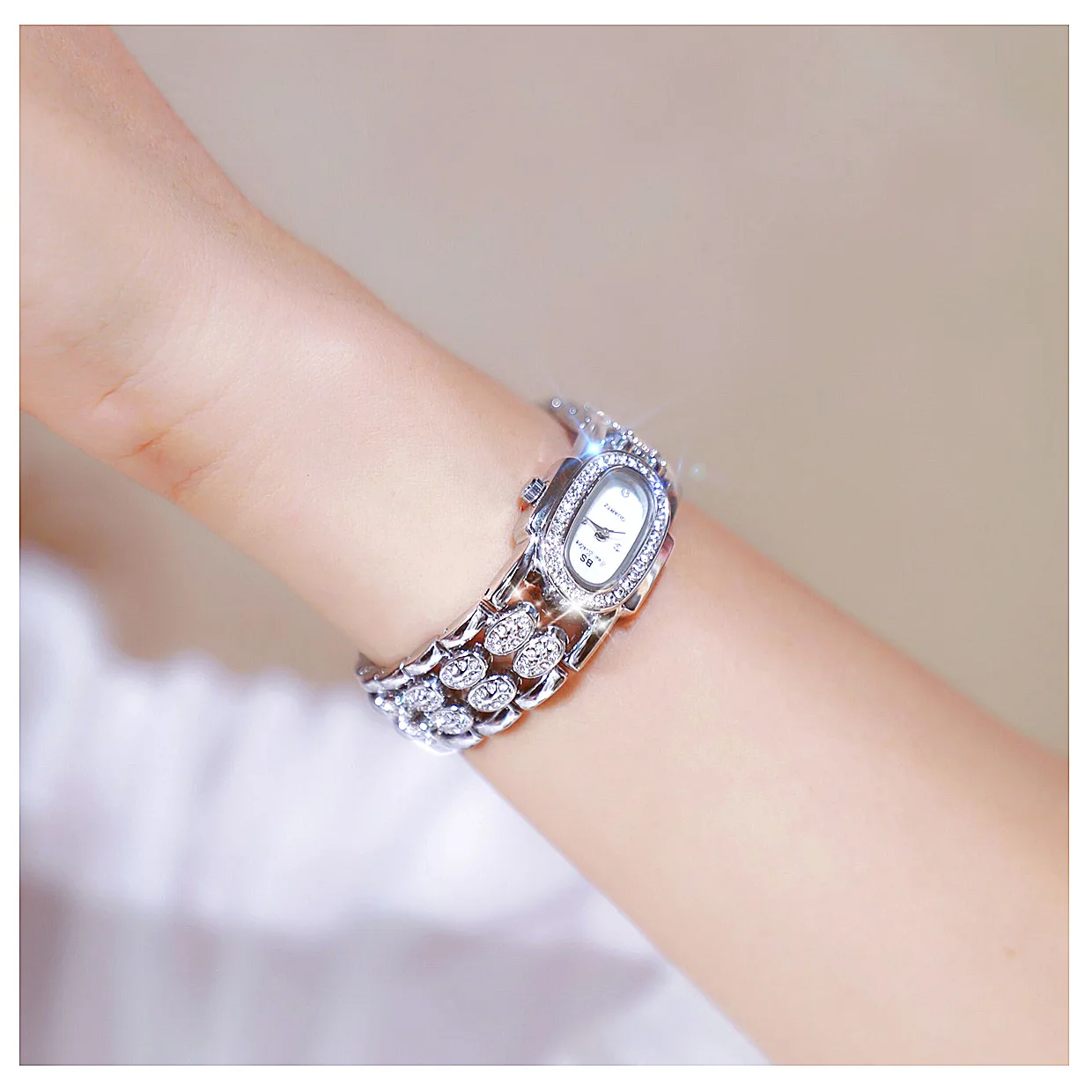 Orologi da donna alla moda, bracciale in oro, orologio al quarzo in acciaio inossidabile, orologio da donna vintage, orologi da polso con diamanti, regali_voghion.com