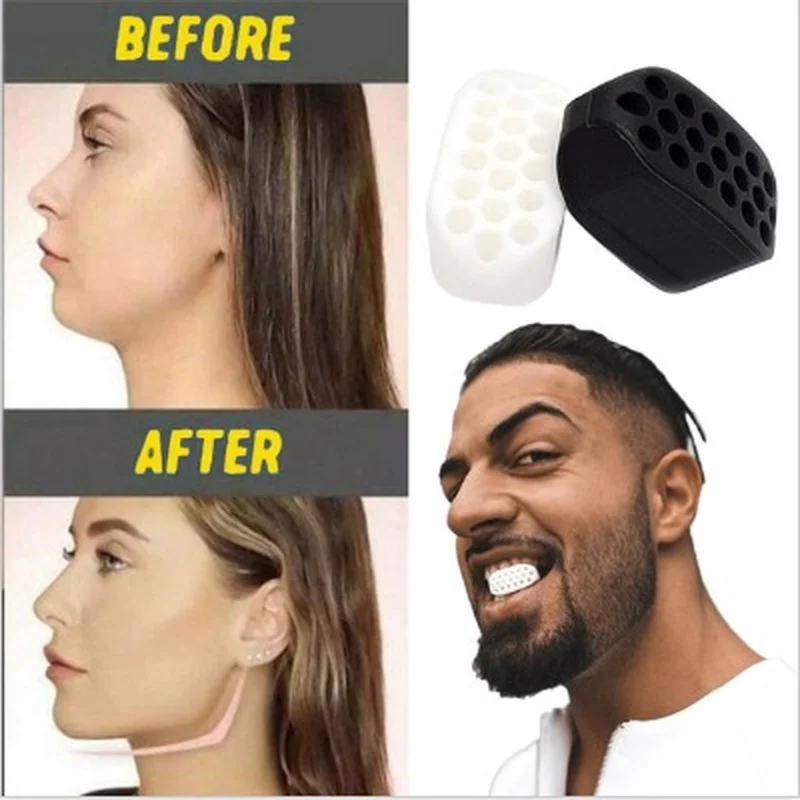 Jaw Exerciser Face Neck Toning Gym Fitness Ball Chin Cheek Lifting Relieve Stress Month Muscle Training Jawline Trainer