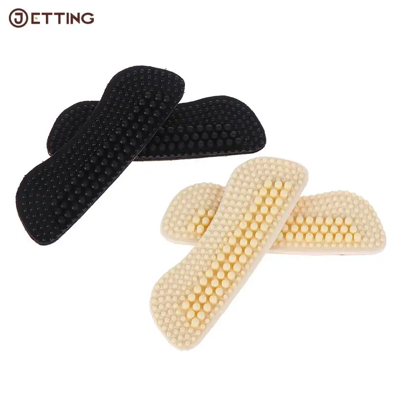 

1Pair Massage Silicone Inserts Fashion Soft Sticky Silica Gel Fabric Shoe Pads Liner Grips Back Heel Inserts Insoles