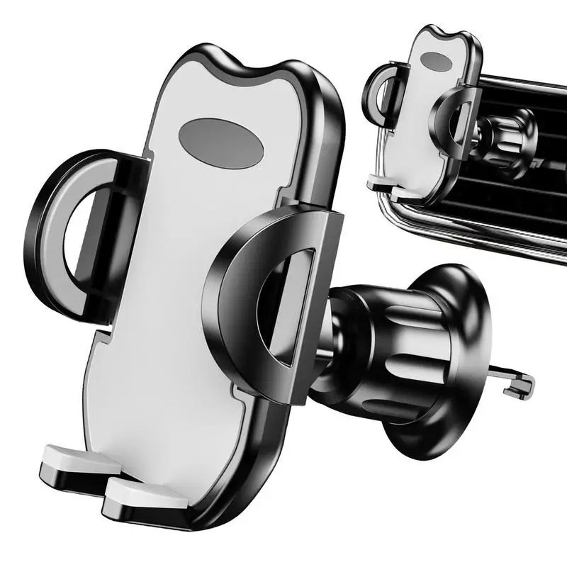 

Автомобильный держатель для телефона, крепление на вентиляционное отверстие, Автомобильная навигационная решетка на вентиляционное отверстие, регулируемый Внутренний органайзер, вращение на 360 градусов, для смартфонов