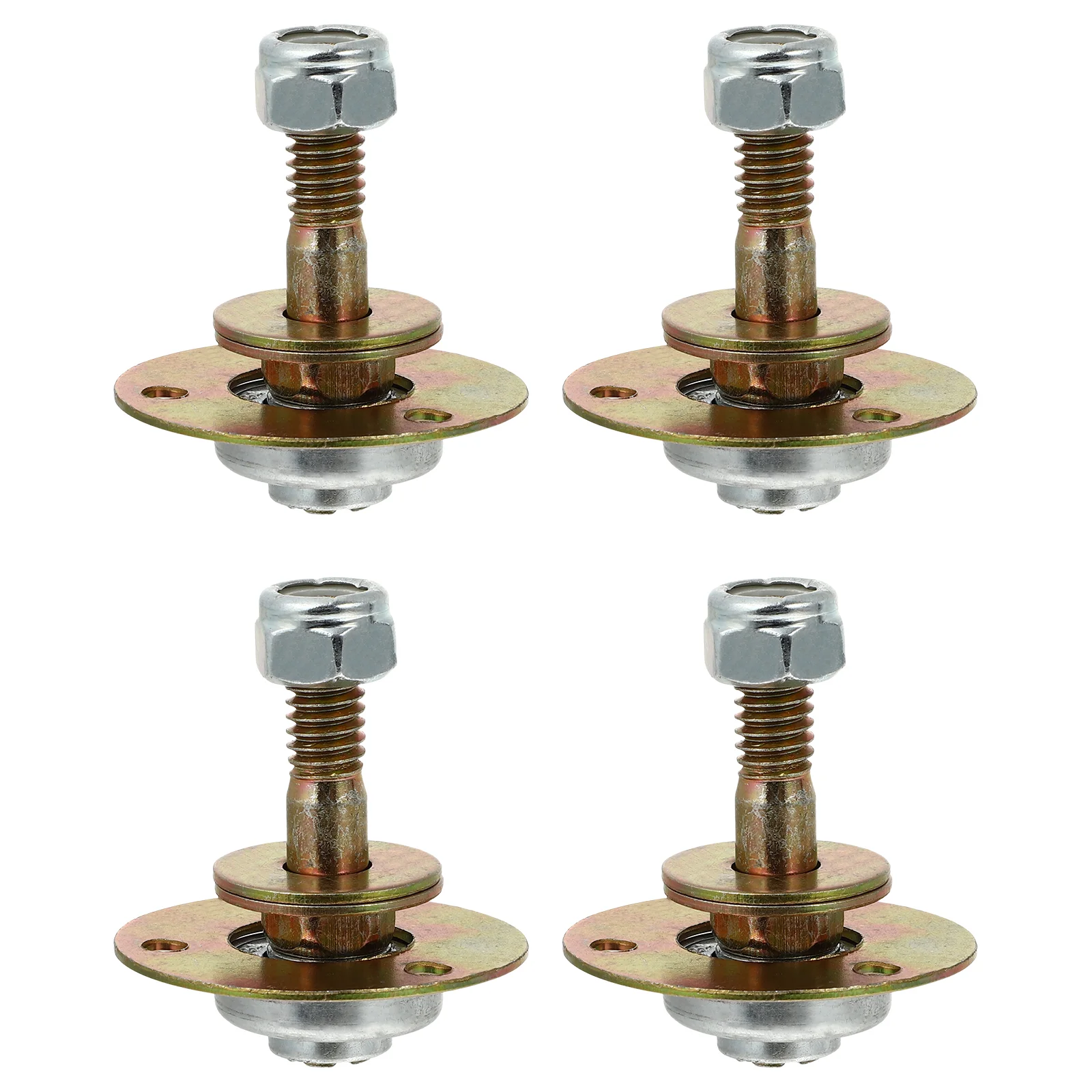 

4 Pcs Component Rocking Chair Bearing Office Glider Furniture Bolts Iron Connecting Fittings