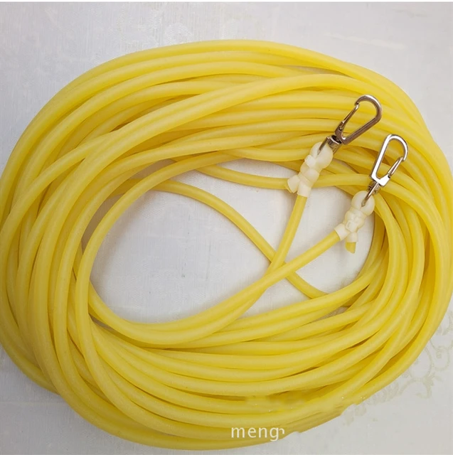 3/5/8/10/15/20m Fishing Pole Rope Protection Elastic Rubber rope Prevent  Missing With Hooks Safety Anti-winding Hose Anti-bite - AliExpress