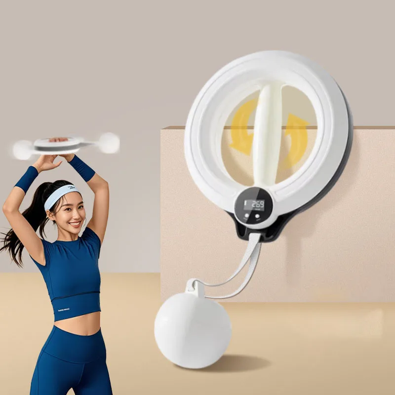Smart Arm Hoop Lightweight Smart Portable Ergonomic with 3 Display Modes Exercise Equipment for Exercise Arms Home Gym