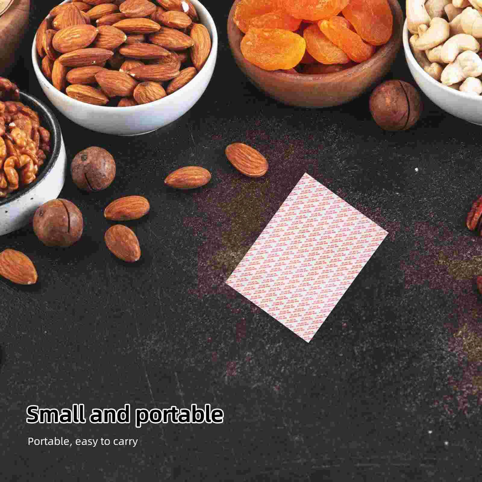 50 Pcs A5 Plants Desiccant Wicker Absorbers for Food Storage Natural Fiber Drying Slice Dies