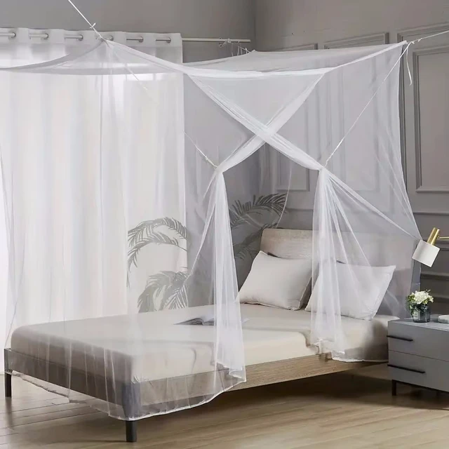 90/120/150/180cm Summer Mosquito Net Square Mosquito Control Bedroom Sleeping Mosquito Net Outdoor Camping Tent Sleeping