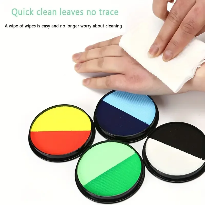 30g Double Color Water Based Body Face Paint DIY Body Painting For Cosplay Festival Opera Halloween Party Face Painting Makeup 4