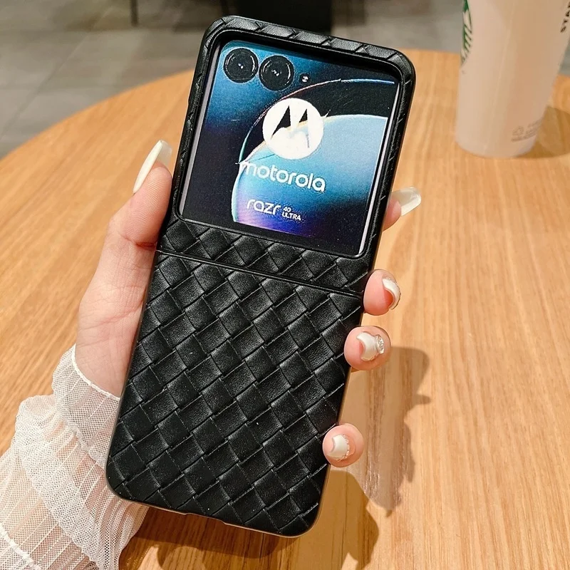 

For Motorola Razr 40 Ultra case Protection Shockproof Protective Phone Case for Moto Razr 40Ultra 2023 Luxury Leather Cover