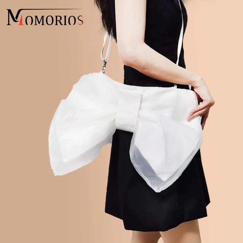 Y2k Big Bow Messenger Shoulder Bag, Unique & Cute Crossbody Bag for Women & Girls