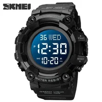 SKMEI 1968 Luxury Digital Stopwatch Military Alarm Clock LED Display Waterproof Wristwatch Sport Watch for Men Reloj Hombre 2