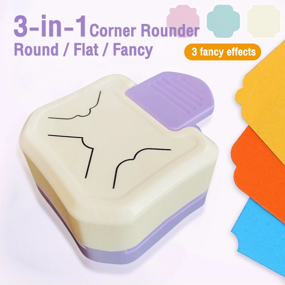 Mini Portable Corner Rounder Paper Punch Card Photo Cutter DIY Craft Scrapbooking Tools Paper Trimmer Office Binding Supplies