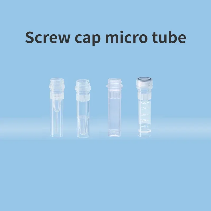 500pcs Sarstedt Micro Spiral Tube 0.5/1.5/2ml Plastic Test Tube 72.694.006 Imported 72.703 Centrifuge Laboratory Sample