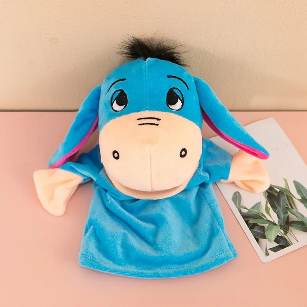 Appease Toys Animal Hand Puppet Stuffed Interactive Plush Hand Doll Early Education Duck Hand Finger Puppets