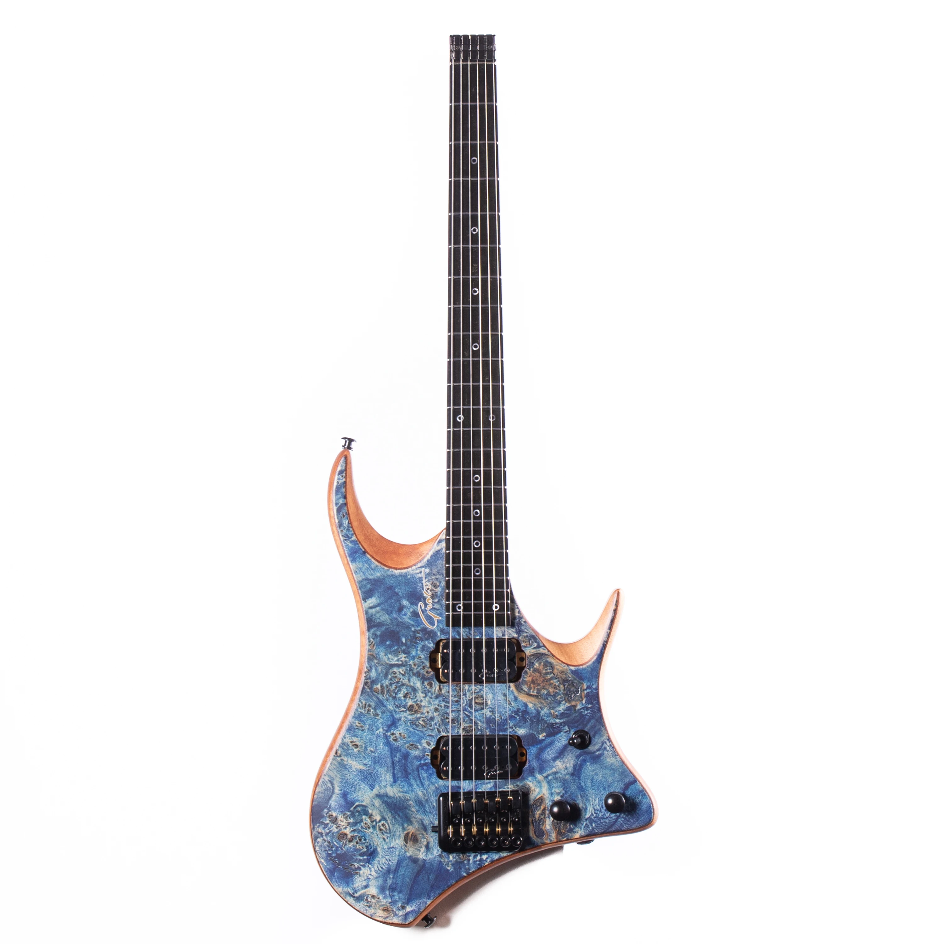 

Сделанная в Китае под заказ Высококачественная дешевая гитара из розового дерева без головы электрическая гитара