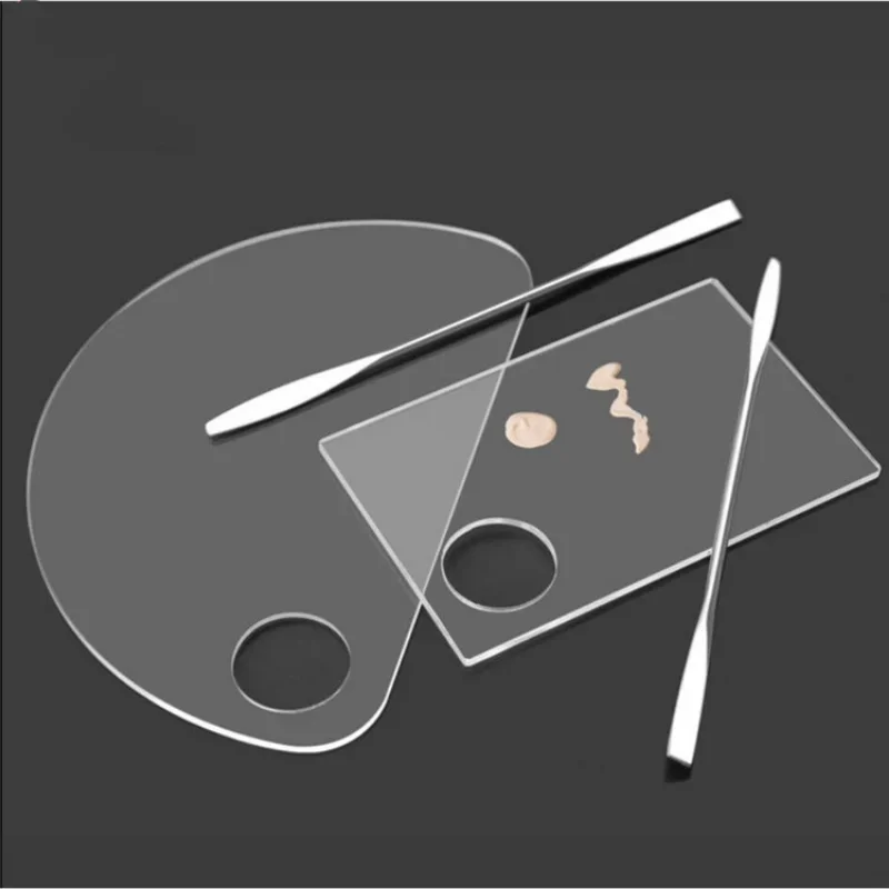 Acrylic Transparent Palette Painting Supplies Pigment Tray Watercolor Palette Oil Painting Nail Color Palette Painting Tool 2