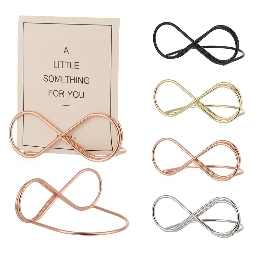 Metal Picture Card Stand Wedding Party Supplies Photo Clips Holder